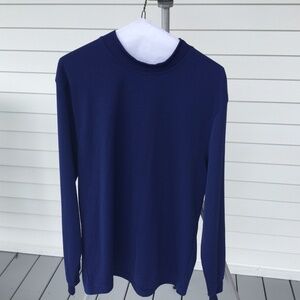 Men’s Pro Tour Long Sleeve Navy Shirt, Size Medium
